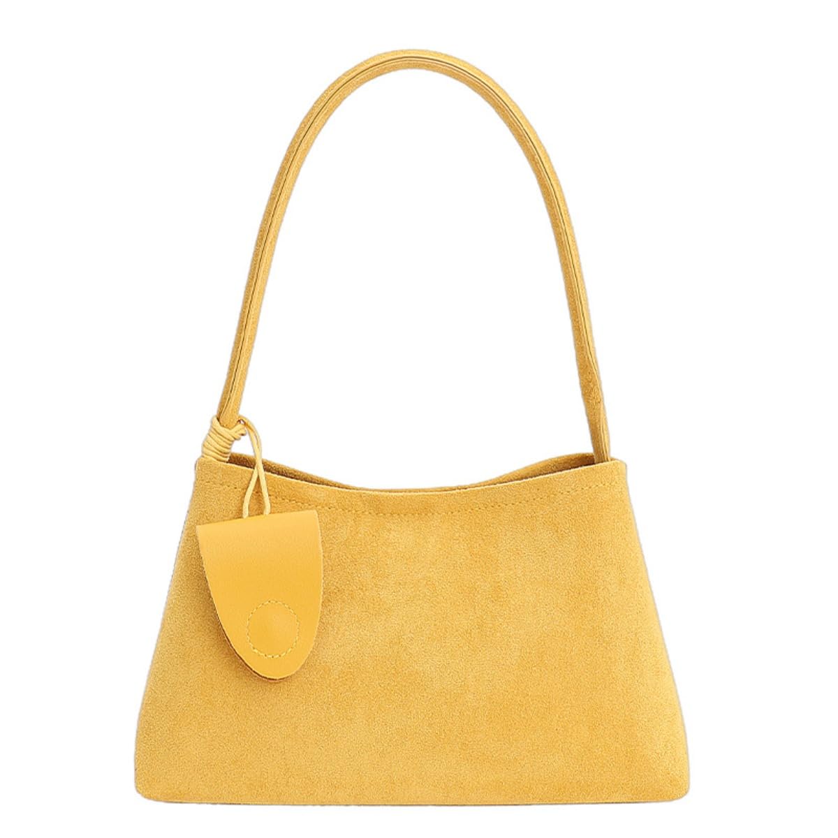 Trendy Faux Suede Top Handle Bag for Women 2025 Large Capacity Hobo Shoulder Bag Minimalist Office Commuter Tote