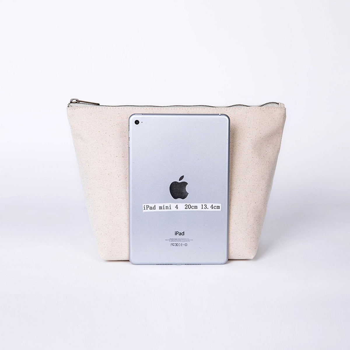 Toiletry Bag Multiple Compartments Cosmetic Travel Bag with Zipper Makeup Bag Toiletry Bag for Women Cosmetic Pouch (Beige)