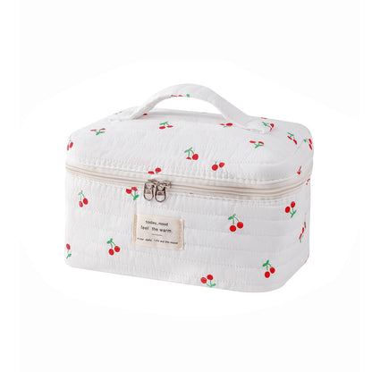 uekeboag Large Travel Quilted Makeup Bag for Women