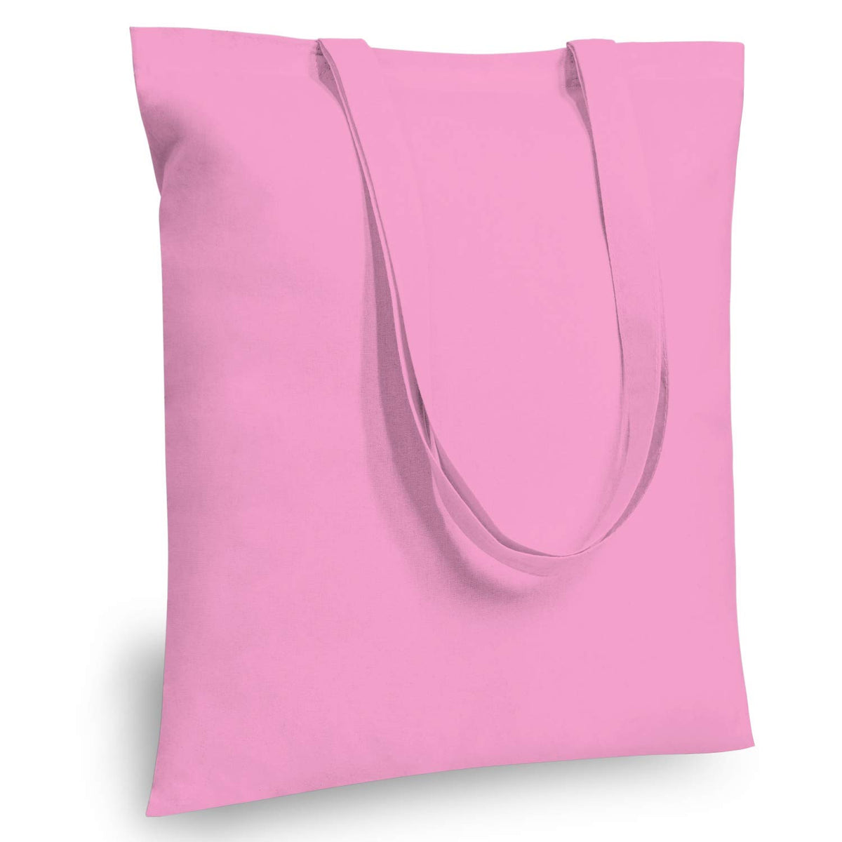 TOPDesign 10-Pack Economical 11.8"x13" Cotton Tote Bags, Lightweight Small Reusable Grocery Shopping Cloth Bags, Suitable for DIY, Advertising, Promotion, Gift, Activity