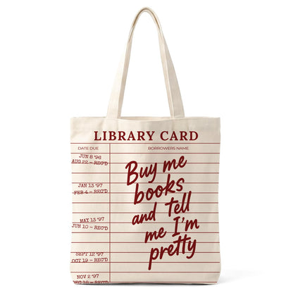 Cute Canvas Tote Bag for Women, Aesthetic Reusable Shoulder Bag, Graphic Reusable Grocery Tote Bag for Shopping, Work
