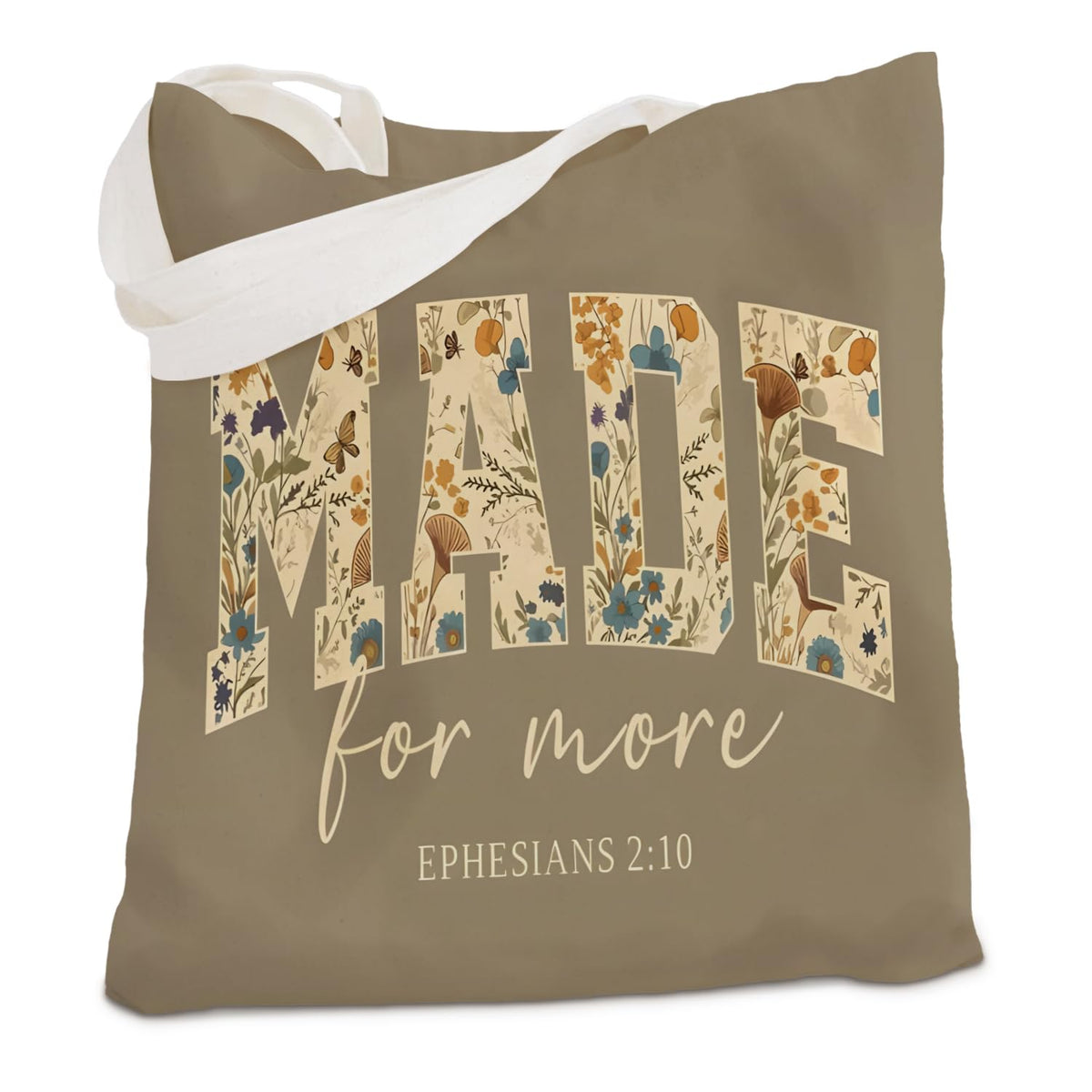 kunlisa Christian Tote Bag for Women, Christian Gifts for Women Faith Canvas Tote Bag