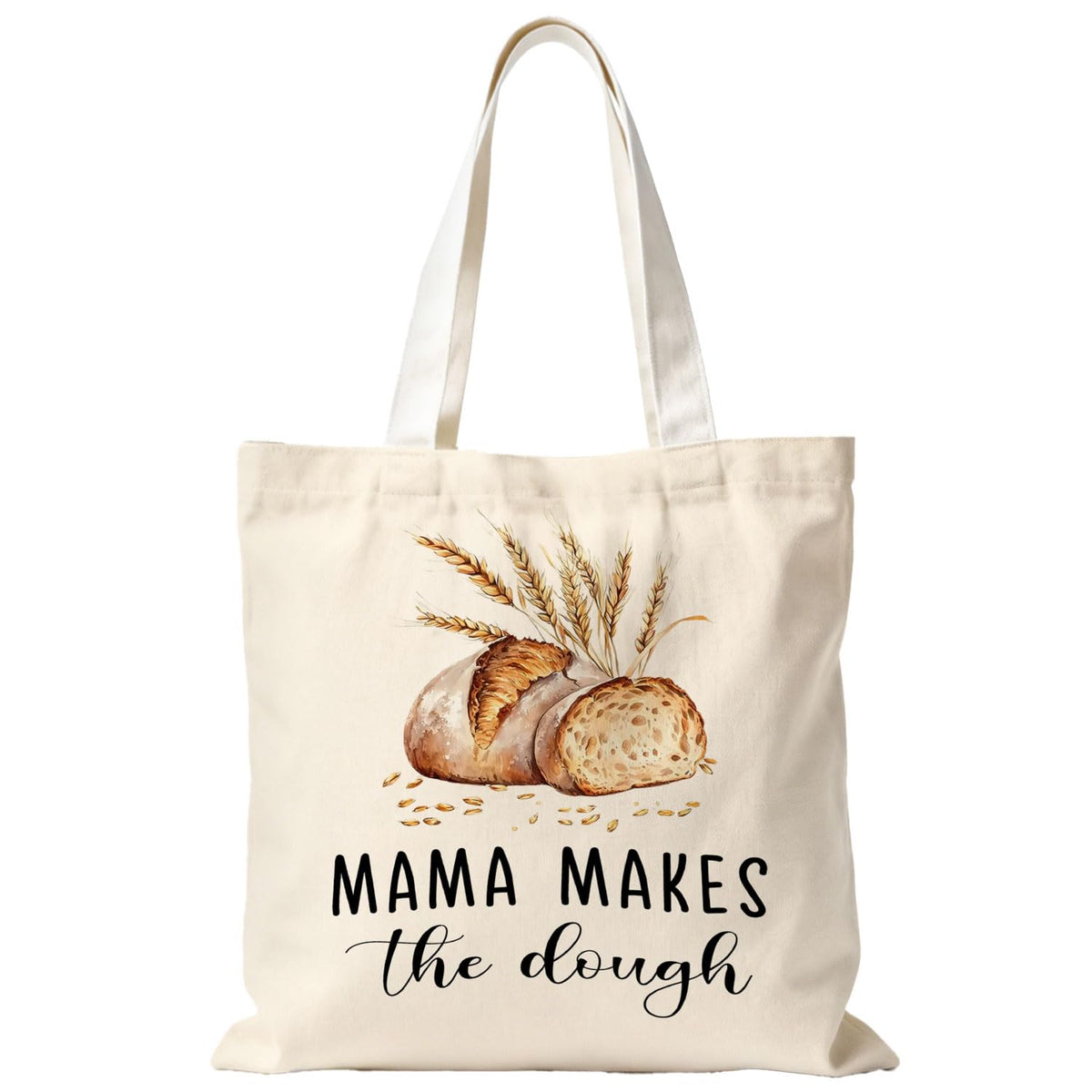 Sourdough Baking Tote Bag, Funny Bread Baker Gifts Canvas Tote Bags, Reusable Grocery Shopping Bag