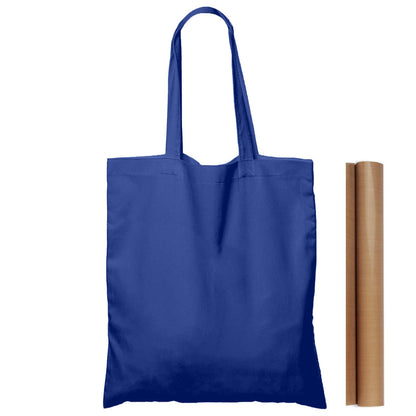 NPBAG 5 | 15 | 25 | 50 Pack 15'' X 16'' Natural Cotton Tote Bags, Lightweight Blank Bulk Cloth bags with 1pc of PTFE Teflon Sheet (5-Pack)
