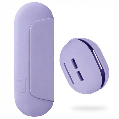 AGIKET Soft Silicone Makeup Brush Holder Large Travel Portable Cosmetic Bag