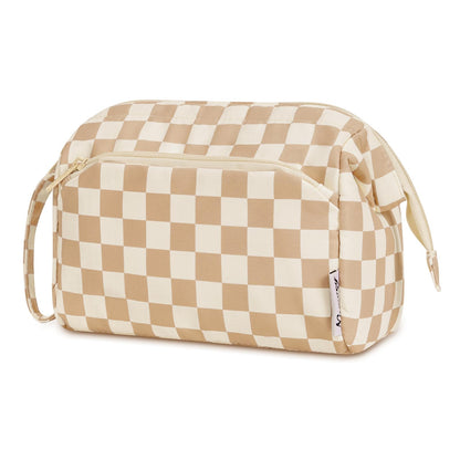 Narwey Travel Makeup Bag Toiletry Bag, Wide Open Cosmetic Bag for Women