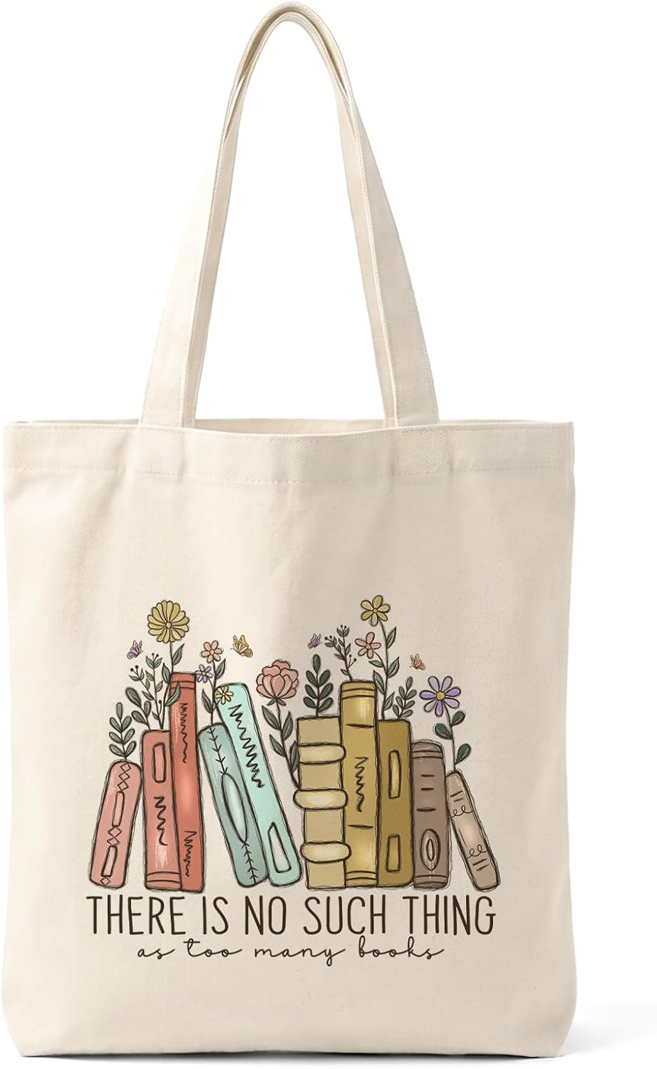 Cute Canvas Tote Bag for Women, Aesthetic Reusable Shoulder Bag, Graphic Reusable Grocery Tote Bag for Shopping, Work