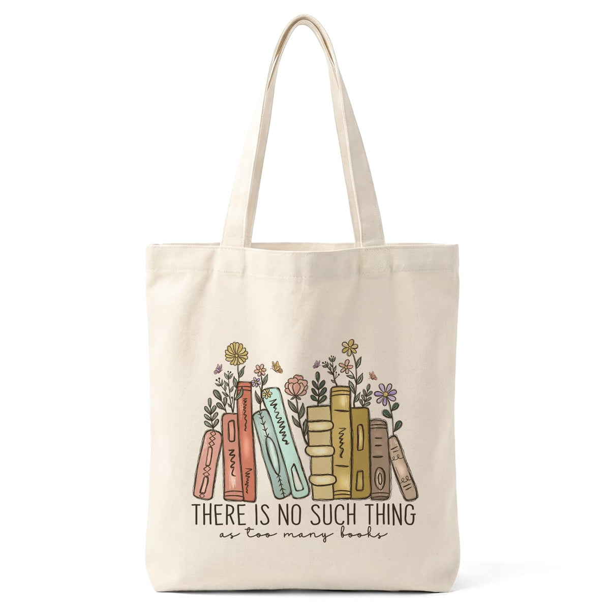 Cute Canvas Tote Bag for Women, Aesthetic Reusable Shoulder Bag, Graphic Reusable Grocery Tote Bag for Shopping, Work