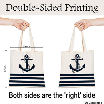 Aesthetic Canvas Tote Bag, Funny Bag for Shopping Work Travel