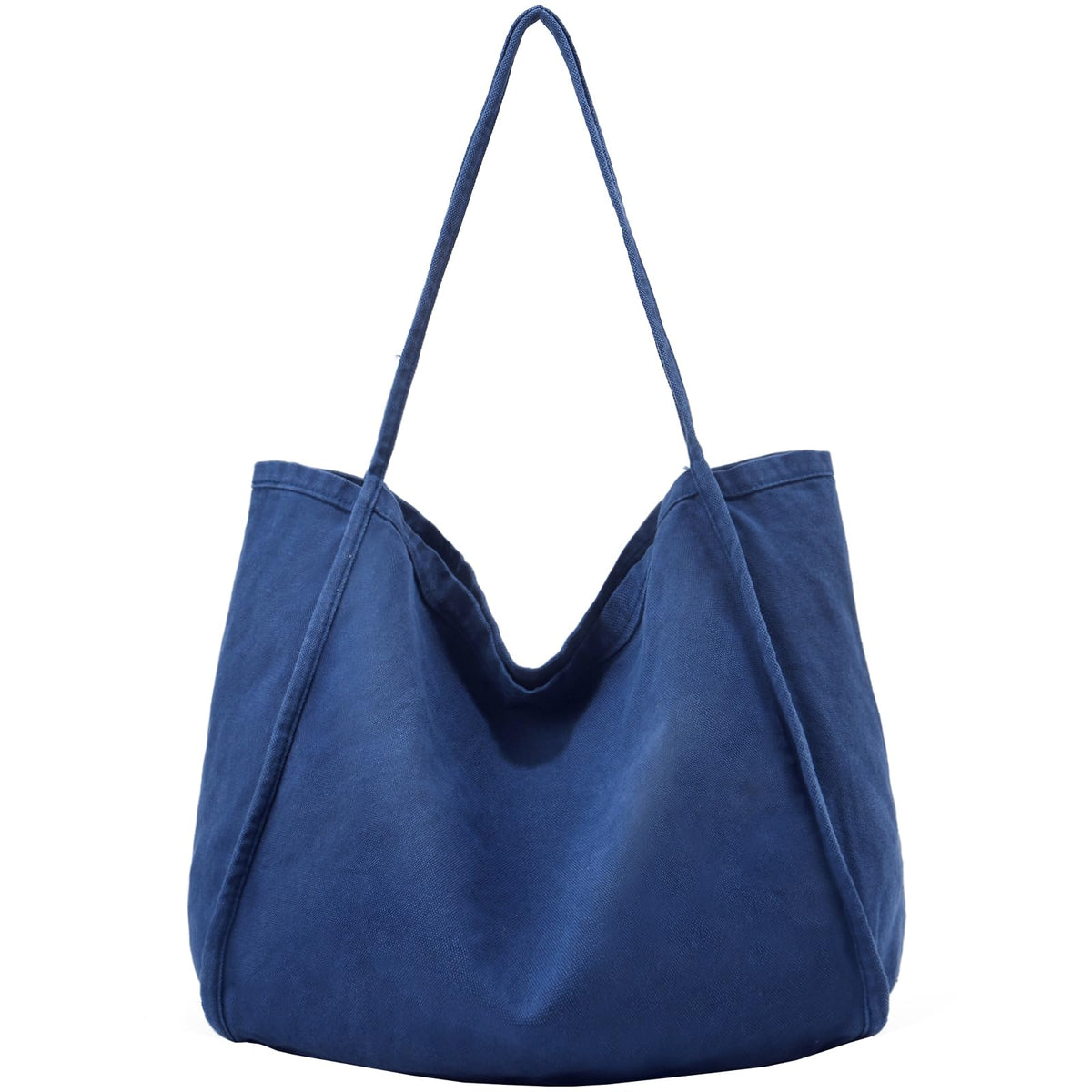 ALUDAPIJU Casual Canvas Tote Bag for Women Large Slouchy Hobo Shoulder Bag for Work Travel Tote Purse Handbags Message Bags