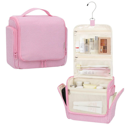 Relavel Hanging Toiletry Bag for Men and Women, Travel Toiletries Bag Water-resistant Large Makeup Cosmetic Organizer Storage, Shaving Dopp Kit Shower Bathroom Hygiene Bags, Carry-on Travel Essentials