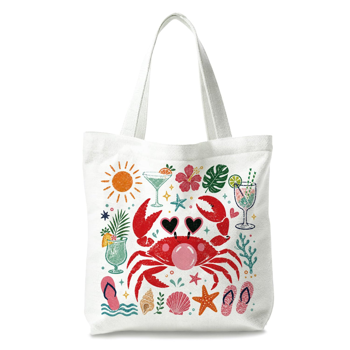 Beach Summer Tote Bag, Beach Gifts Cute Tote Bag Gifts for Women