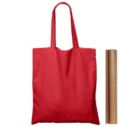 NPBAG 2 | 5 | 15 | 25 | 50 Pack 15'' X 16'' Natural Cotton Tote Bags, Lightweight Blank Bulk Cloth bags with 1pc of PTFE Teflon Sheet (2-Pack)