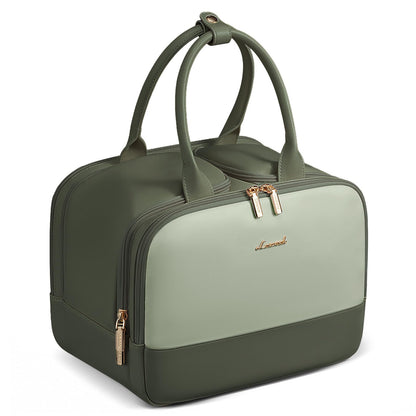 LOVEVOOK Large Makeup Bag for women, Leather Travel Toiletry Bag
