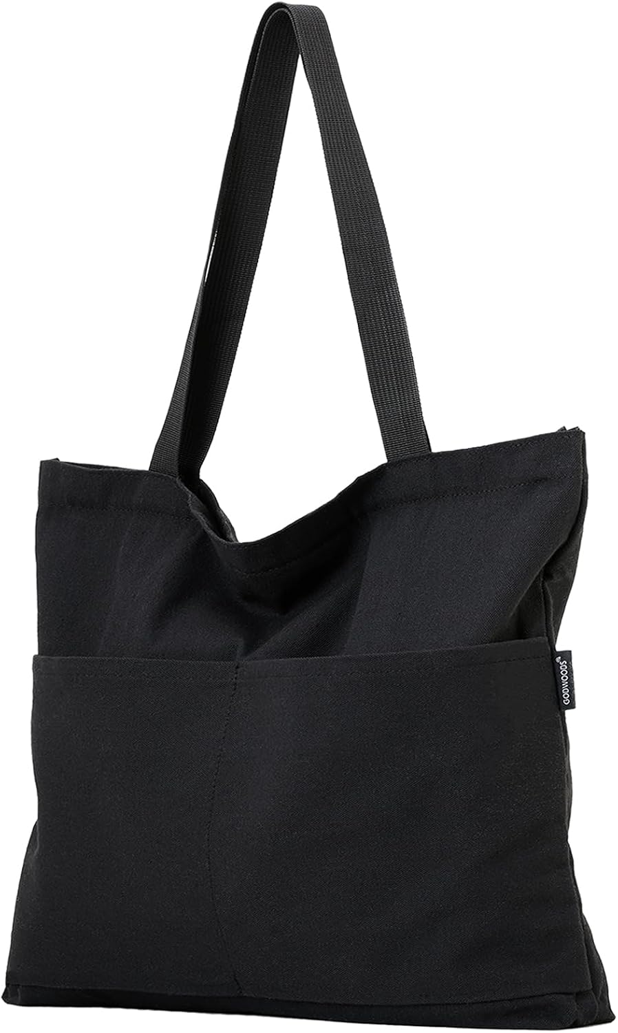 Tote Bag Aesthetic Canvas Handbags with Zipper for Women Travel Shoulder Bags Purses with compartments