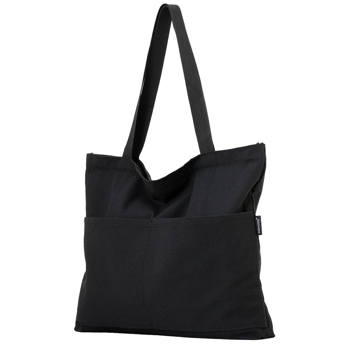 Tote Bag Aesthetic Canvas Handbags with Zipper for Women Travel Shoulder Bags Purses with compartments