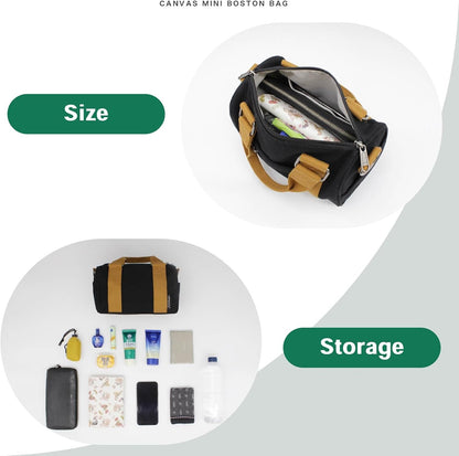 Japan Design Mini Duffel Bag - Purse, CoBoss (Black x Black)
