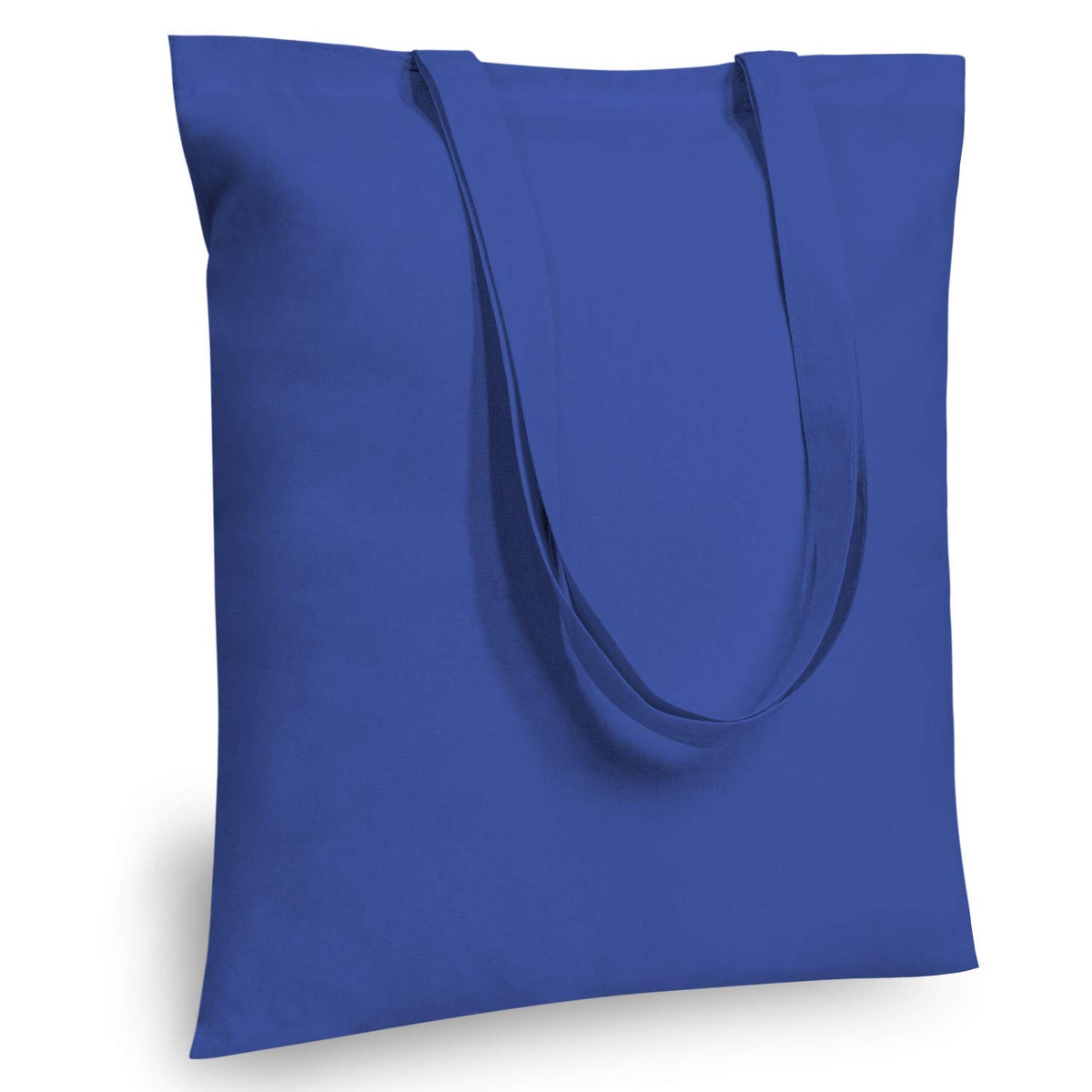 TOPDesign 10-Pack Economical 11.8"x13" Cotton Tote Bags, Lightweight Small Reusable Grocery Shopping Cloth Bags, Suitable for DIY, Advertising, Promotion, Gift, Activity