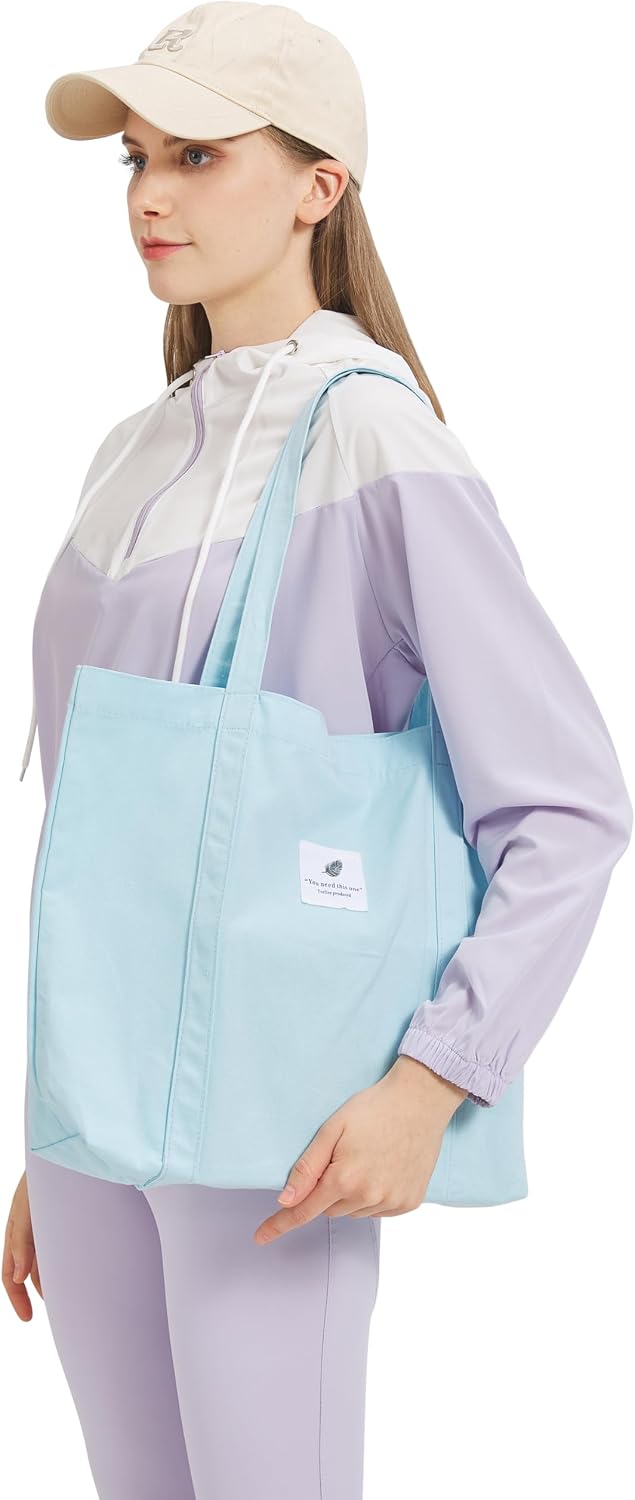 TeeYee Women Tote Bag Foldable Shoulder Bag for Travel Work