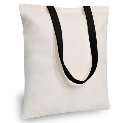 TOPDesign 10-Pack Economical 11.8"x13" Cotton Tote Bags, Lightweight Small Reusable Grocery Shopping Cloth Bags, Suitable for DIY, Advertising, Promotion, Gift, Activity