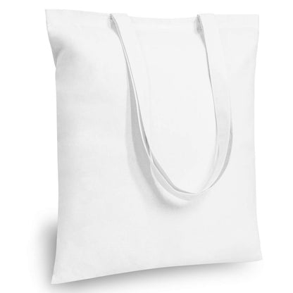 TOPDesign 10-Pack Economical 11.8"x13" Cotton Tote Bags, Lightweight Small Reusable Grocery Shopping Cloth Bags, Suitable for DIY, Advertising, Promotion, Gift, Activity