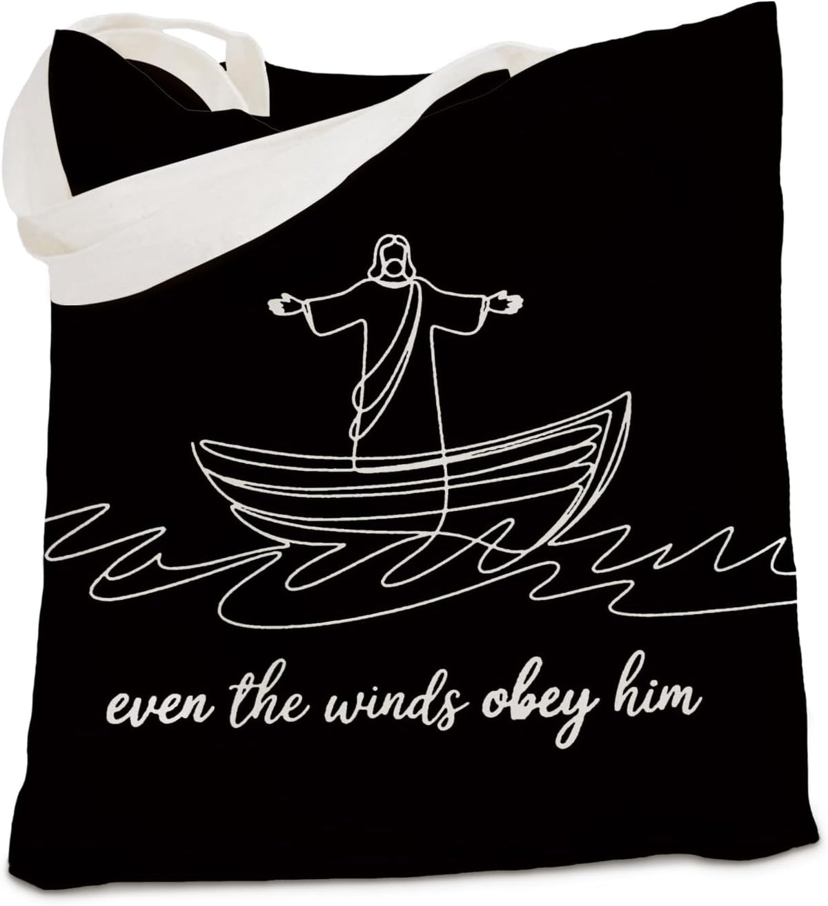 kunlisa Christian Tote Bag for Women, Christian Gifts for Women Faith Canvas Tote Bag
