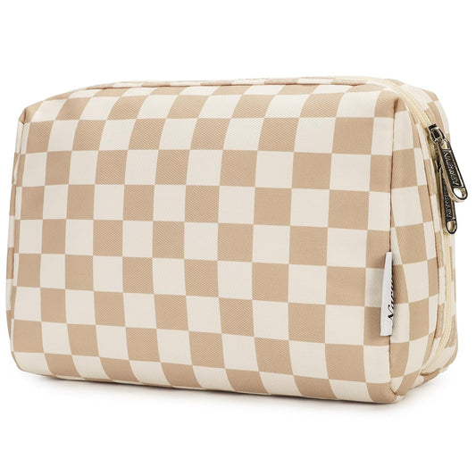 Narwey Makeup Bag Travel Toiletry Bag, Cosmetic Bag for Women Girls
