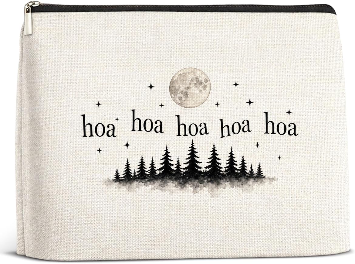 Funny Movie Lover Makeup Bag, Fantasy Novel Merch Reading Gifts