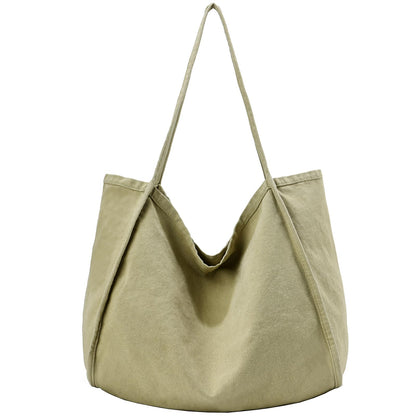 ALUDAPIJU Casual Canvas Tote Bag for Women Large Slouchy Hobo Shoulder Bag for Work Travel Tote Purse Handbags Message Bags