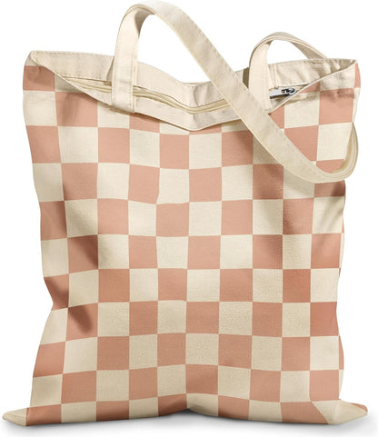 Miss Adola Canvas Tote Bag with Zipper for Women