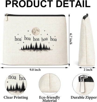 Funny Movie Lover Makeup Bag, Fantasy Novel Merch Reading Gifts