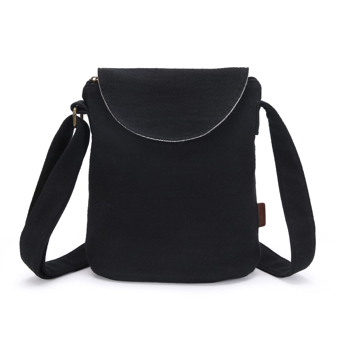 OPQRSTU Women's Retro Small Size Canvas Shoulder Bag Hippie Boho Crossbody Handbag
