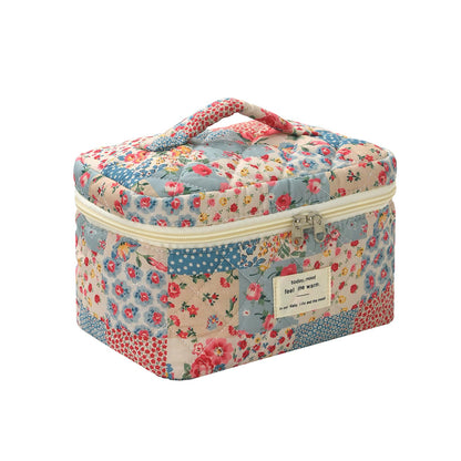 uekeboag Large Travel Quilted Makeup Bag for Women