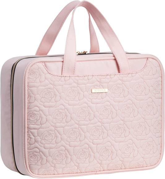 Everfun Hanging Travel Toiletry Bag Women, Leakproof Wet Dry Compartments
