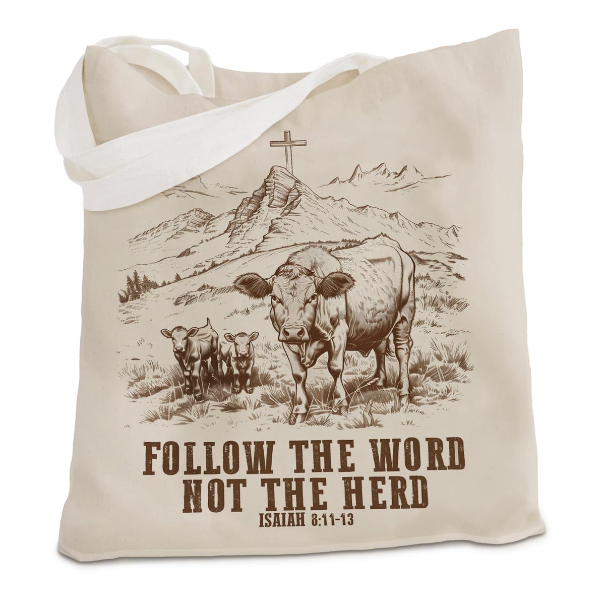 kunlisa Christian Tote Bag for Women, Christian Gifts for Women Faith Canvas Tote Bag