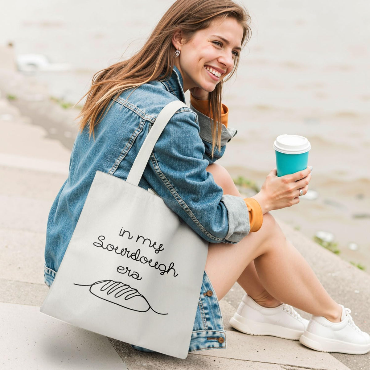 Sourdough Baking Tote Bag, Funny Bread Baker Gifts Canvas Tote Bags, Reusable Grocery Shopping Bag