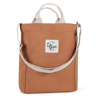 Lily queen Women Canvas Tote Handbags Casual Shoulder Work Bag Crossbody