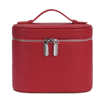 honitty Makeup Bag, Travel Make up Case with Compartments and Handle, Portable Cosmetic Organizer Bags,Toiletry Bag for Women