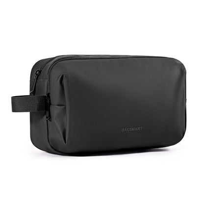 BAGSMART Toiletry Bag for Men, Travel Toiletry Organizer Dopp Kit Water-resistant Shaving Bag for Toiletries Accessories, Door Room Essentials,Pink-medium