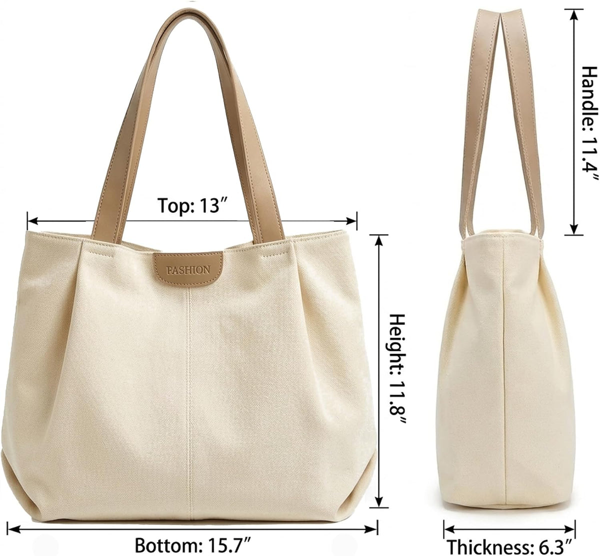 Canvas Tote Bag for Women, Shoudler Bags Mom Mama Mother Bag Large Handbags for Travel, Work,Shopping