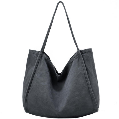 ALUDAPIJU Casual Canvas Tote Bag for Women Large Slouchy Hobo Shoulder Bag for Work Travel Tote Purse Handbags Message Bags