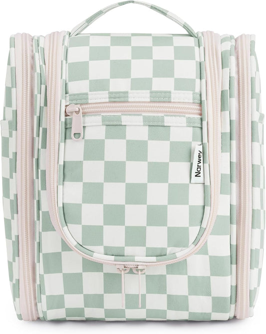Narwey Hanging Travel Toiletry Bag for Women, Makeup Cosmetic Bag
