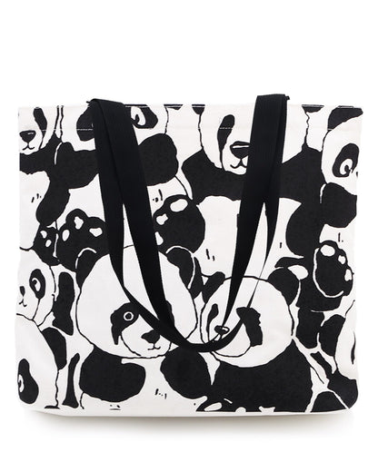 Tote Bag Aesthetic Canvas Handbags with Zipper for Women Travel Shoulder Bags Purses with compartments