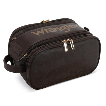 Wrangler Large Makeup Bag Travel Toiletry Bag Portable Cosmetic Bag