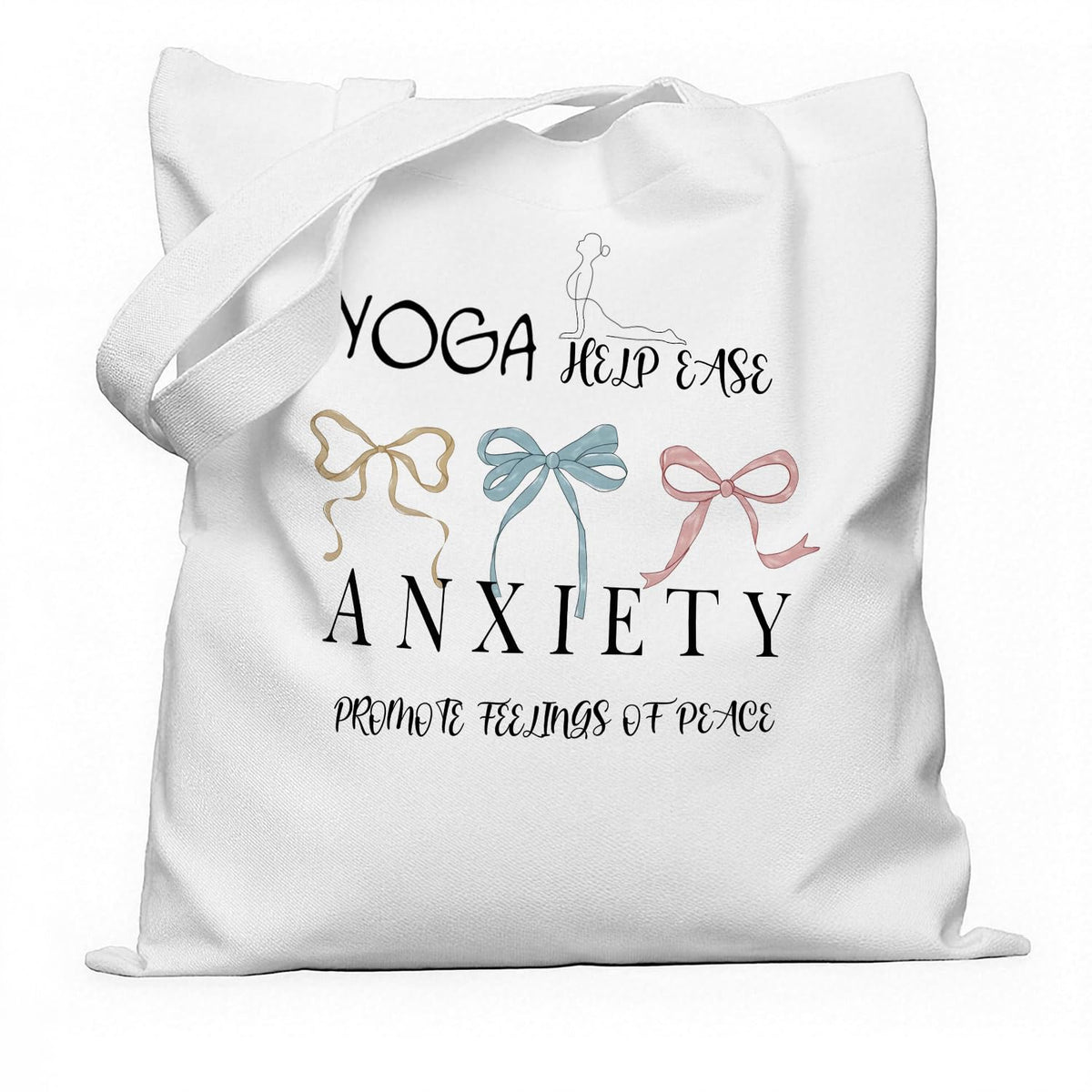 Funny Animal Canvas Bag, Christian Inspirational Tote Bag, Boho Watercolor Floral Butterfly Canvas Bag