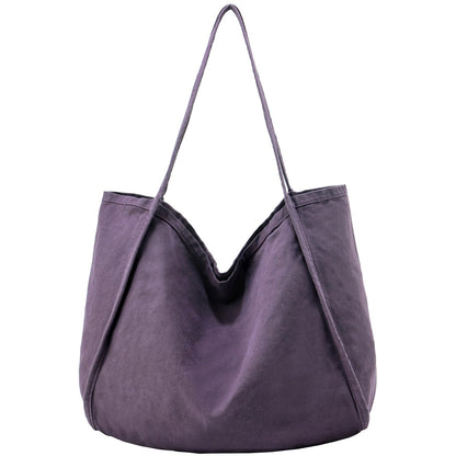 ALUDAPIJU Casual Canvas Tote Bag for Women Large Slouchy Hobo Shoulder Bag for Work Travel Tote Purse Handbags Message Bags