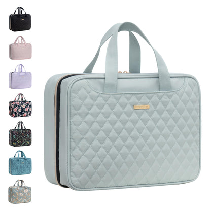 Everfun Hanging Travel Toiletry Bag Women, Leakproof Wet Dry Compartments