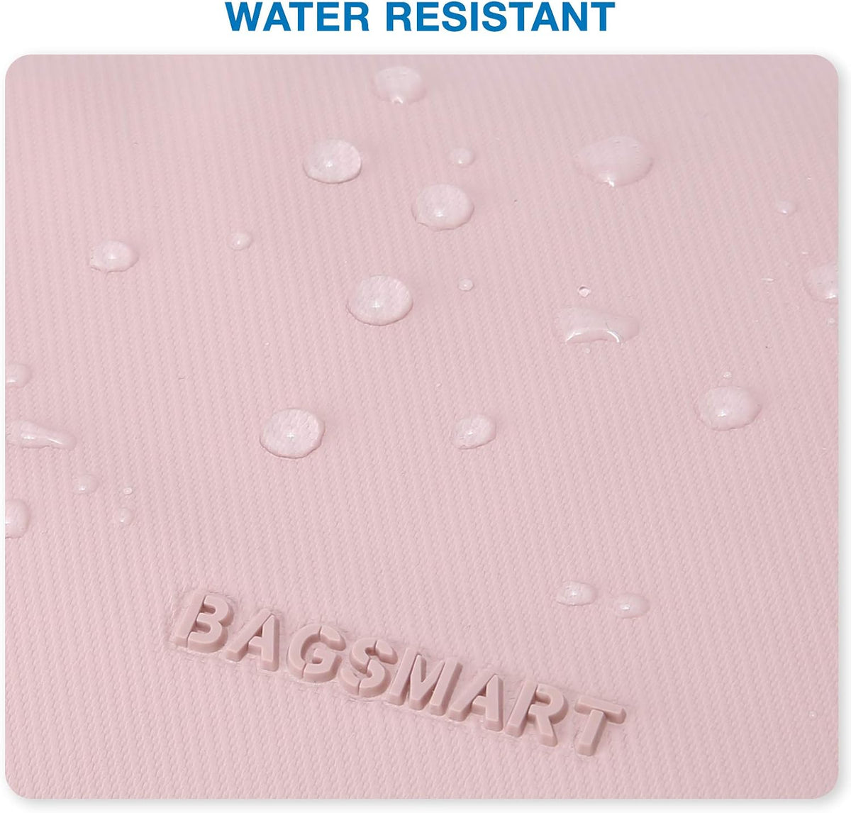 BAGSMART Toiletry Bag for Men, Travel Toiletry Organizer Dopp Kit Water-resistant Shaving Bag for Toiletries Accessories, Door Room Essentials,Pink-medium