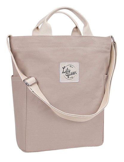 Lily queen Women Canvas Tote Handbags Casual Shoulder Work Bag Crossbody