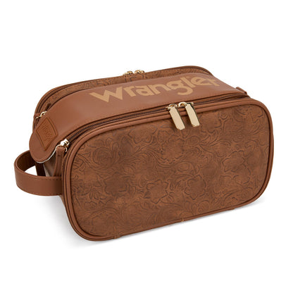 Wrangler Large Makeup Bag Travel Toiletry Bag Portable Cosmetic Bag